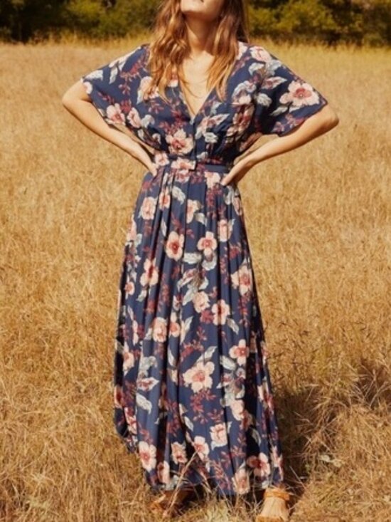 Christy Dawn Dresses & Skirts - Christy Dawn The Lottie Dress In Floral Midnight Anemone XSP